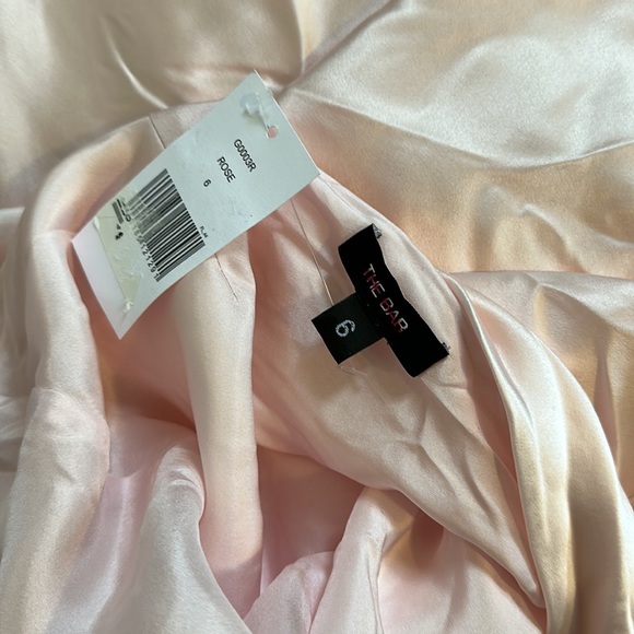 The Bar Pierre Silk Satin Cowl Back Gown - Picture 12 of 13